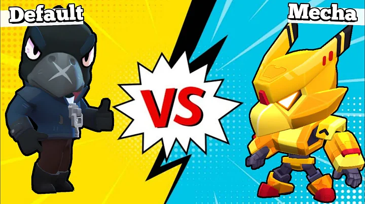 DEFAULT vs MECHA !!! Skin Compare Brawl Stars  REVIEW - DayDayNews