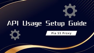 How to use the API function of Pia S5 Proxy? Unlock more new features!