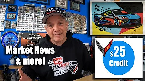 CORVETTE MARKET NEWS ~$25 CREDIT COMING? & C8 SEND OFFS   COFFEE with CONTI