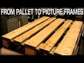 DIY Pallet Wood Picture Frame