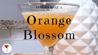 Orange Blossom | How to make a cocktail with Gin, Sweet Vermouth & Orange Juice