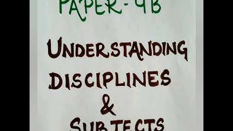 MDU B.ed 2yr assign| understanding discipline & subject Part3 Interdisciplinary approach, edu & psy
