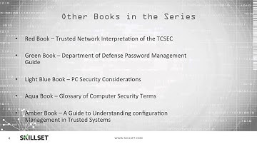 Rainbow Series (CISSP Free by Skillset.com)