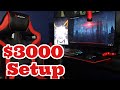 My $3000 Gaming Setup + Fortnite Settings and Keybinds (V-BUCKS GIVEAWAY)