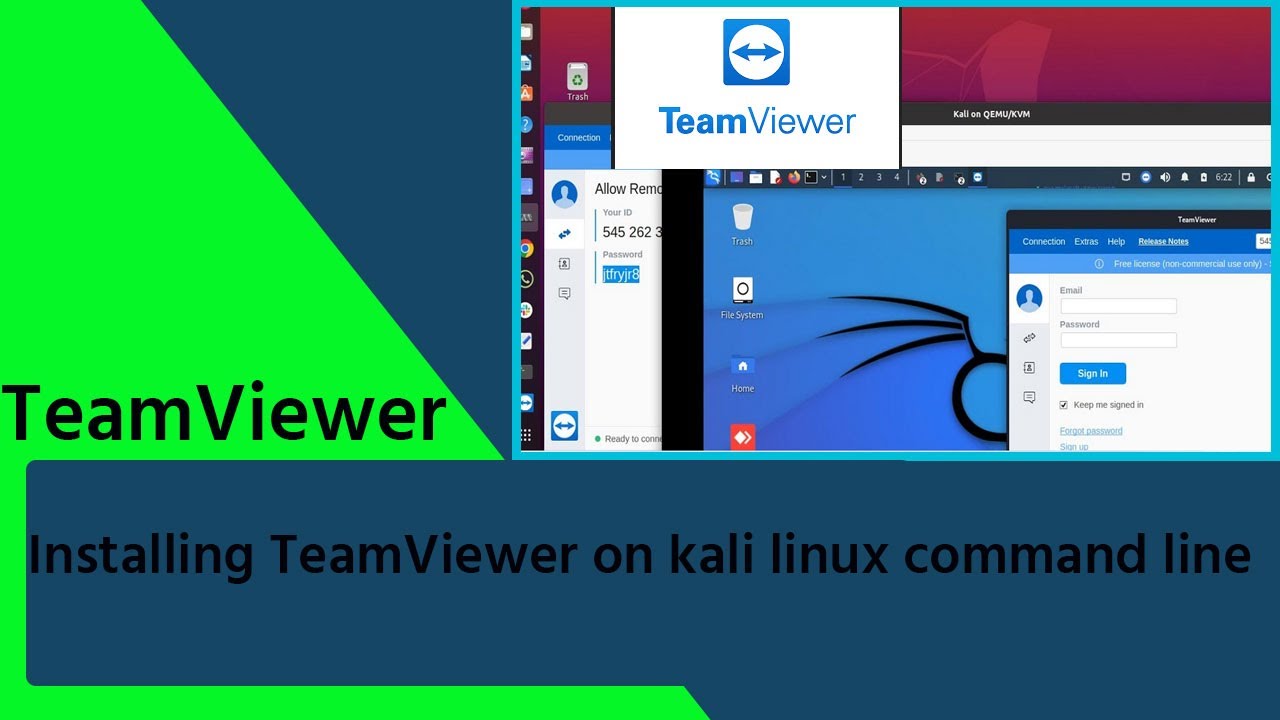 how to download teamviewer on kali linux