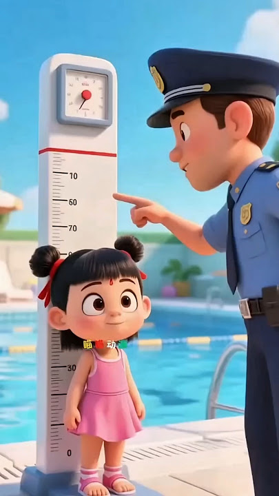 Kau Terlalu Pendek Gak Boleh Berenang Dikolam! #shorts #animasi #kartun