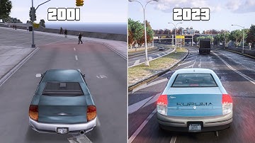 GTA III 2001 VS 2023 Remake Graphics Comparison - Grand Theft Auto 3 Remake Concept [GTA 5 PC Mods]