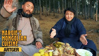 Nargie's Mongolian Cuisine: IDESH MEAT (Mongolian Winter Survival Food w/Opera Star Ariunbaatar)