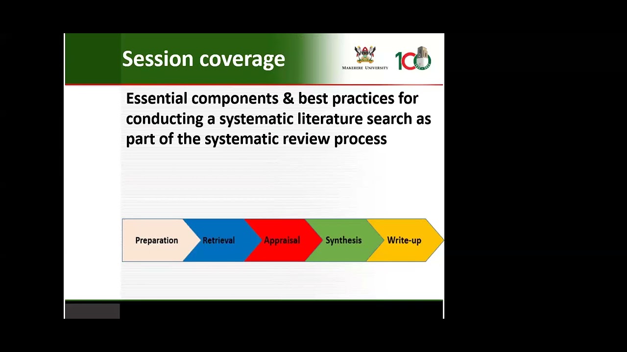 Systematic Literature Search - Prof Alison K. - YouTube