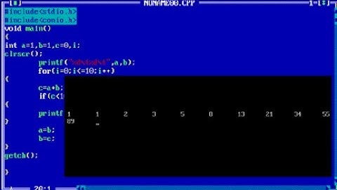 program to print fibonacci series up to 100 (c-programming)
