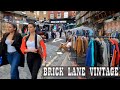 London Walking Tour | Brick Lane - Vintage, Second Hand Market [4K]