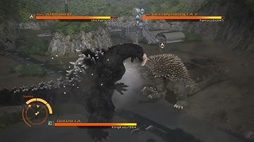 Godzilla PS4 Online Battles: Godzilla vs Anguirus vs MechaGodzilla 2