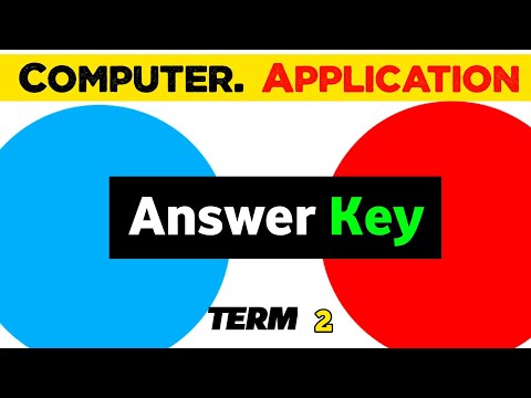 Class 10 Computer Applications Answer Key Term 2 | Computer Applications Answer Key Term 2 class 10