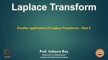 mod04lec27 - Further application of Laplace transforms - Part 2