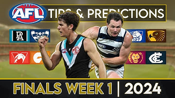 AFL Finals Week 1, 2024 - Tips & Predictions