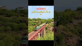 Watch This Train Enter the Tunnel After Crossing the Bridge! 😲 #tezgam #train #foryou