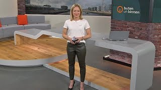 Lea Reinhard 26.09.2019 - Leather Pants and Heels