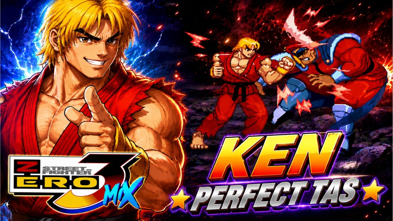 🔥 Ken UNLEASHED - Street Fighter Zero 3 Mix TAS / ケン - YouTube