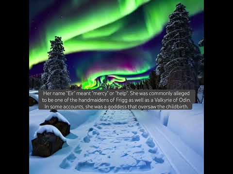 The Goddess Eir #god #vikings #history #wisdom #mythology #northernlights