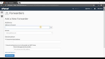 How to setup an Email Forwarder in cPanel