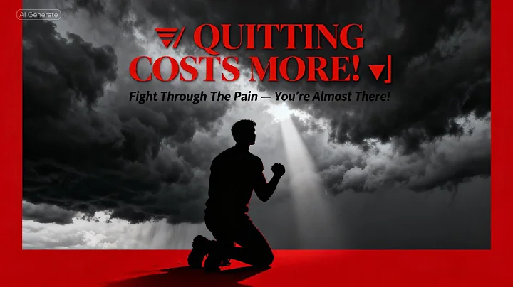 Don’t Give Up Now – Your Breakthrough Is Closer Than You Think!