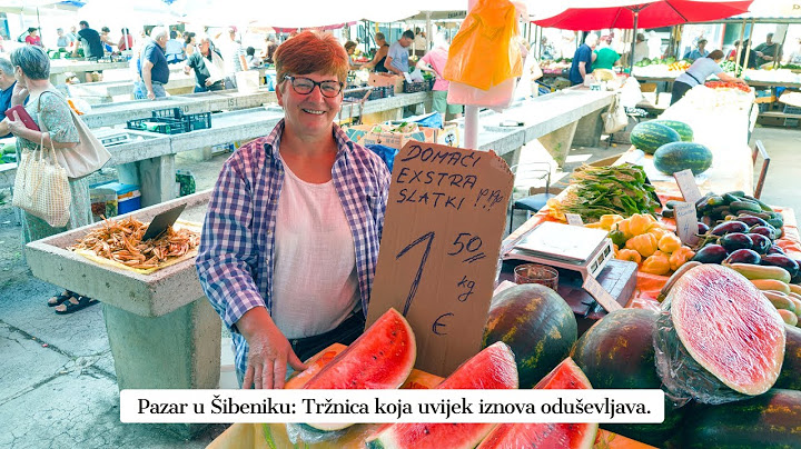 Više od tržnice. PAZAR u ŠIBENIKU. Pijaca koja oduševljava ljudima i ponudom.