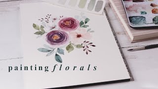 Simple Step-By-Step Watercolor Flowers