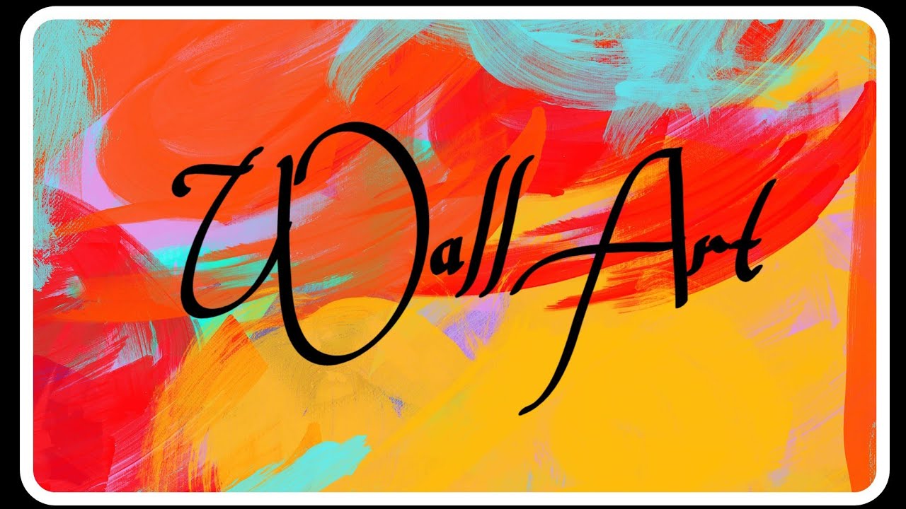 Wall art - YouTube