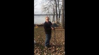 Bob demonstrates how to install a squirrel baffle on your pole bird feeder system. These durable baffles protect your bird feeders 