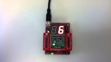 Count to 9 with Fade using MSP430 LaunchPad and 7 Seg "Click" Board