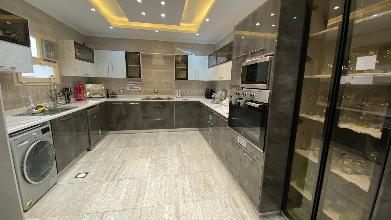 شقه عروسه التجمع الخامس ومطبخها اكبر مطبخ ع اليتيوب