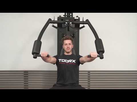 Мультистанція силовий тренажер Toorx Multifunction Station MSX 70 (MSX-70) Вага стека 102 кг із кроком 6,8 кг, видео 2