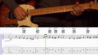 How To Play I Saw Mommy Kissing Santa Claus On Guitar With Tab
