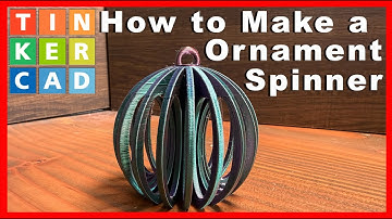 Learn How to Make A Print in Place Fidget Spinner Ornament