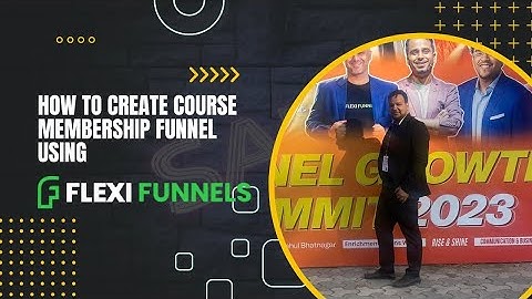 Demonstration video to create membership-funnel-using-flexifunnels.