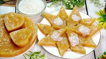 BÁNH CHUỐI HẤP CẤP TỐC Kiểu Mới dai mềm cực ngon, để lâu Không Bị Cứng | Bếp Quê Miền Tây