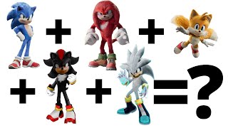 SONIC fusion SHADOW fusion with SILVER, epic Sonic the hedgehog fusions