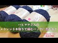 ハピママさんのメランジ３本取りで編むバッグに惹かれて【本日の手芸】today's handicraft