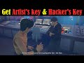 Sifu  get artists residence door key and jinfengs computer code