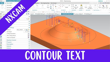 #NX #CAM #CONTOUR #TEXT