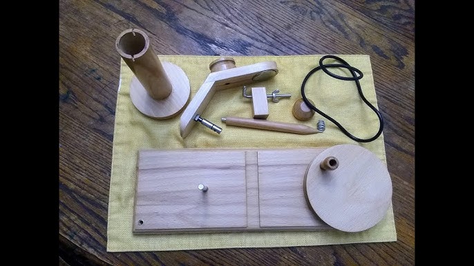 Woodworking DIY Homemade yarn winder -01 