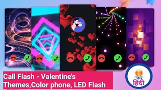 Call Flash - Valentine's Themes, Color phone, LED screenshot 4