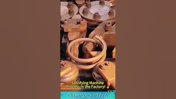 Satisfying Machine Process in the Factory! 🔥 #Technology #Machines