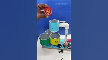 Garbage segregation project project Lal tomato #motor #dcmotor