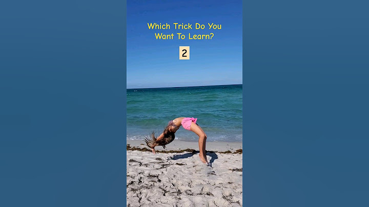Gymnastic Tricks To Learn On The Beach | How to do a back handspring #tutorial #fitness #gymnastics