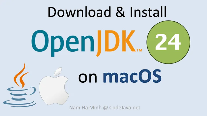Download and Install OpenJDK 24 on macOS