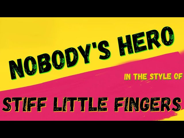 STIFF LITTLE FINGERS「NOBODY'S HEROES」LP Stiff Little Fingers – Nobody's Heroes – Vinyl (LP, Album