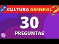 30 Preguntas de Cultura General y Entretenimiento 🧠🌎 | ¿Cuántas sabes? | Triviamania