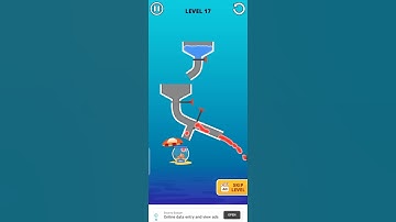 save the fish level 17 mobile game/ fishdom, (android iOS) #shorts