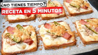 CENA en 5 MINUTOS 🥪🤩 Un SÁNDWICH BRUTAL  🍞😍 Barato y al HORNO.